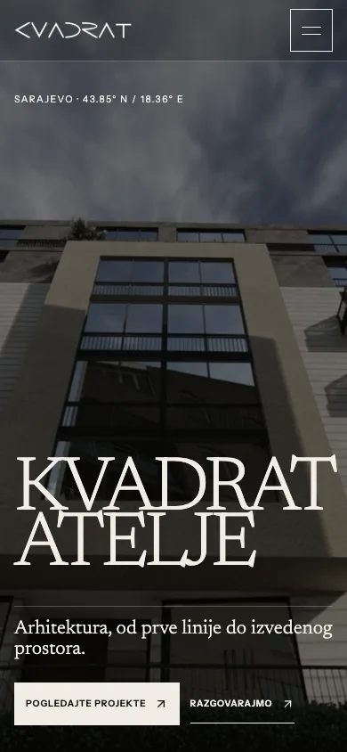 KVADRAT ATELJE · Uvod koji prati pokret