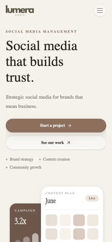 Lumera Studio · A clear introduction to the offer